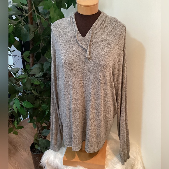 Just Be lightweight long sleeve hooded pullover sweatshirt Woman’s size 3X - Picture 1 of 9